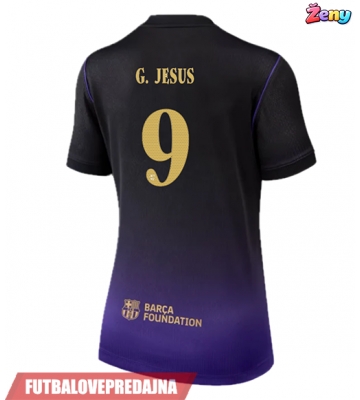 Lacne Ženy Futbalové dres Barcelona Gabriel Jesus #9 2026-27 Krátky Rukáv - Preč